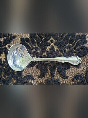 Antique Westmorland George & Martha Sterling Silver Gravy Ladle 93g Solid 925